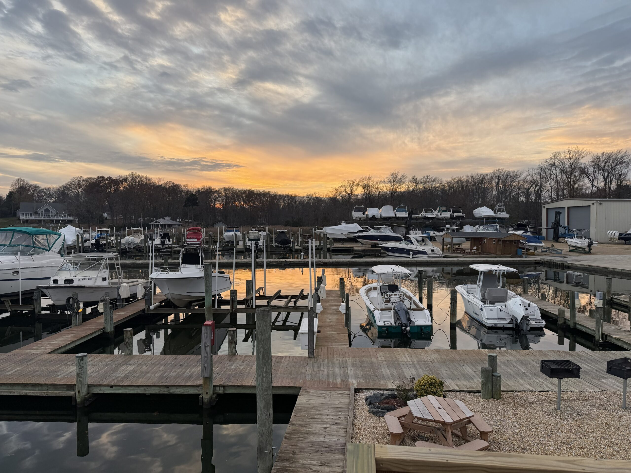 East Side at Sunset